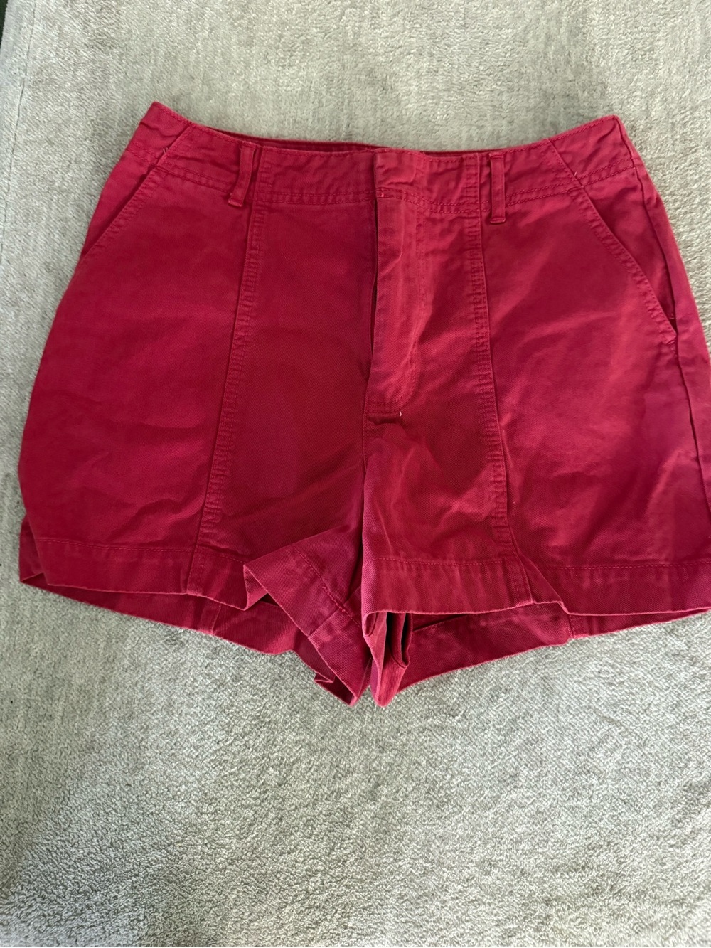 Universal Thread High Waist Red Utility Shorts